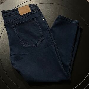 Men's Slim Fit Navy Jeans